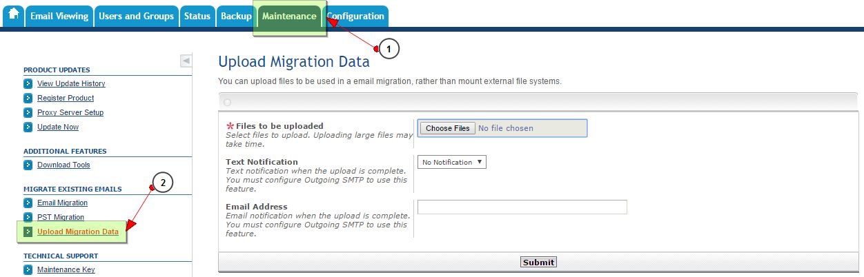 Upload File Page
