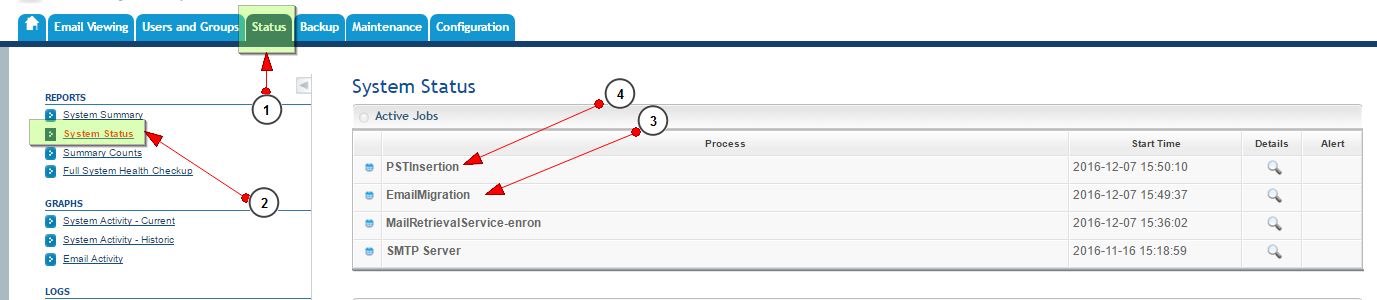 Migration System Status Explanation