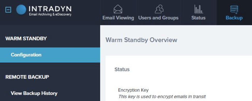 6.2 release warm standby