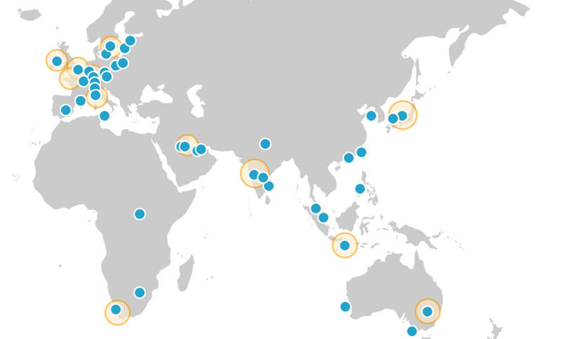 Europe-Asia - AWS data storage